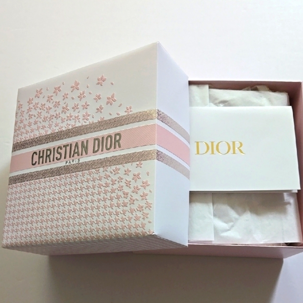 Christian Dior Pink and White Gift Box